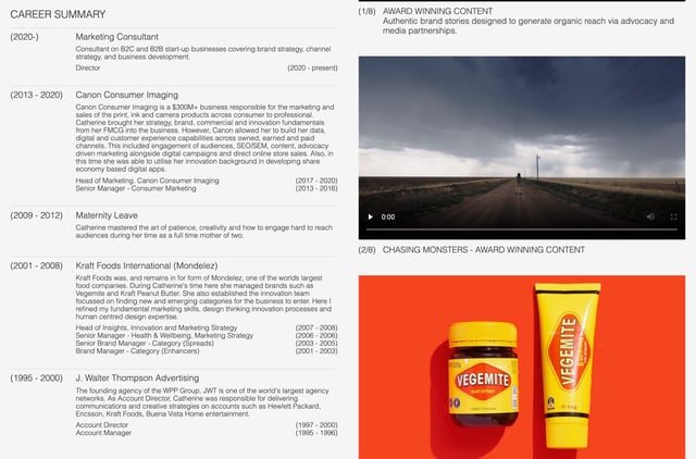 Catherine Guaran Timeline Preview