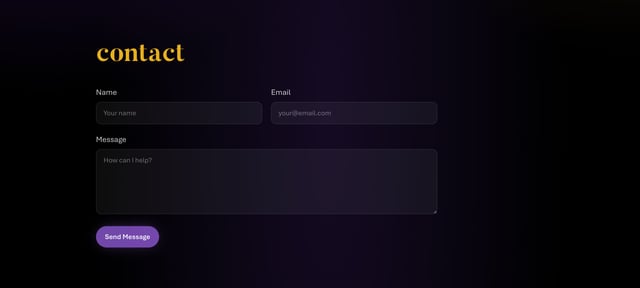 Jeff Wall Contact Form Preview