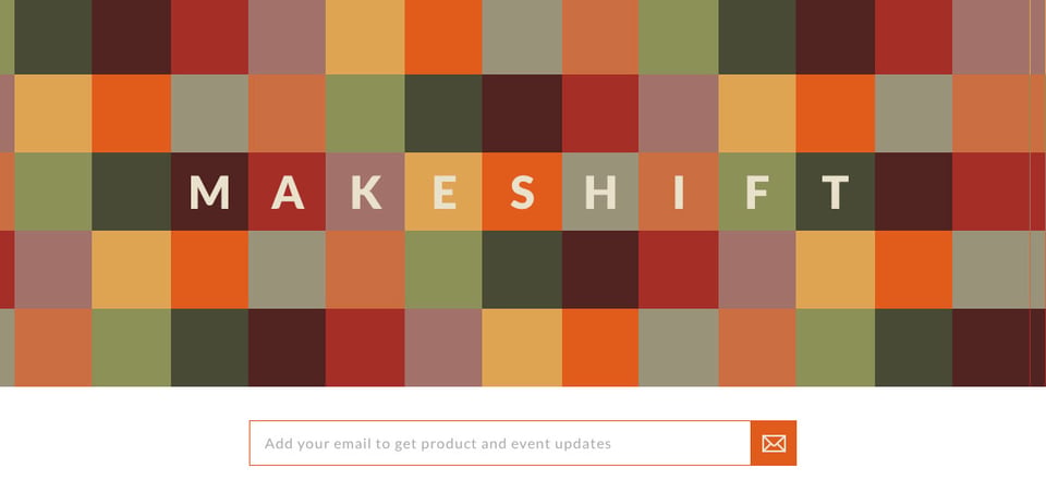 Waitlist or Beta Sign Up section on Makeshift section design