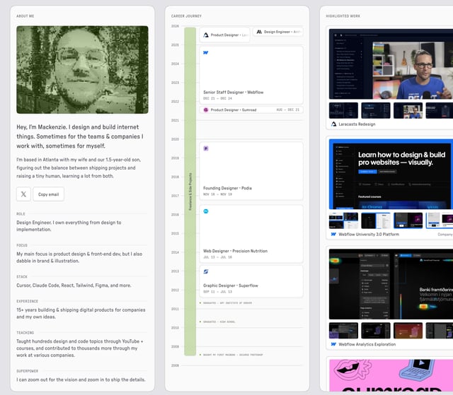 Mackenzie Child Timeline Preview