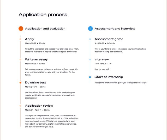 Paid internships for students How It Works Preview