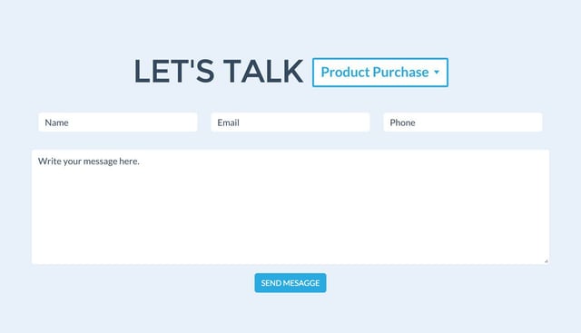 Ecobud USA Contact Form Preview