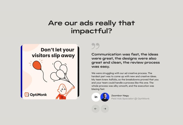 Diligent Studios Testimonial Slider Preview