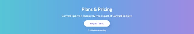 CanvasFlip Live Call-To-Action Footer Section