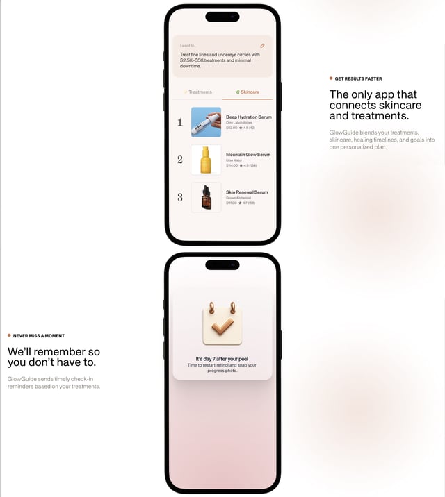GlowGuide Z-Pattern Layout Preview