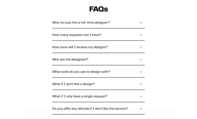 Ziko Studio FAQ Accordion Preview