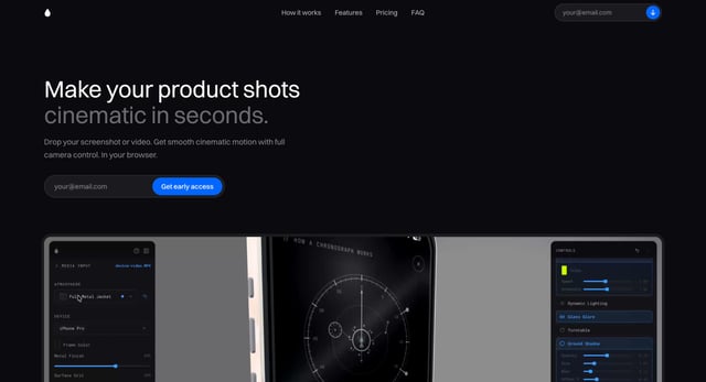 Dropshot Lead Capture Hero Preview