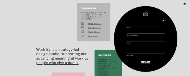 Work By Contact Form Preview