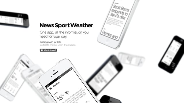 News.Sport.Weather. Device Mockup Preview