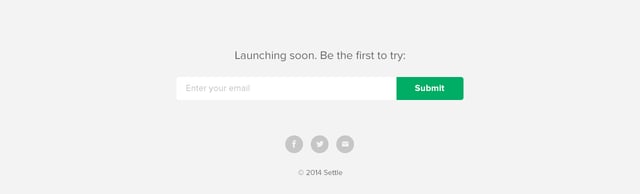 Settle Lead Capture Preview