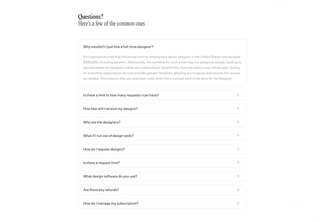 Ugur Turgut FAQ Accordion Preview