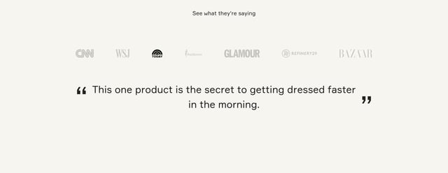 Finery Testimonials Preview