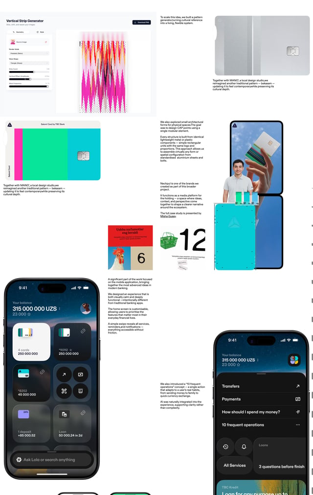 Bento Grid - Portfolio section