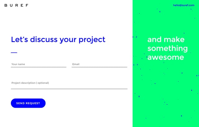 Buref Contact Form Preview