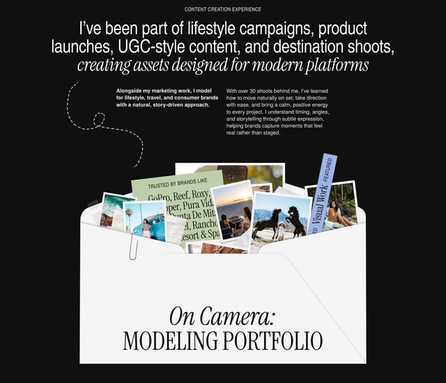 Portfolio section