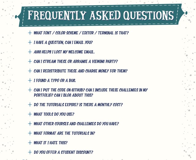 Advent of CSS FAQ Accordion Preview