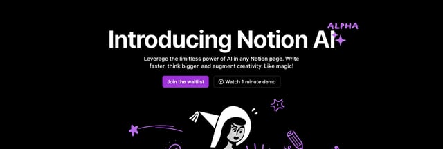 Notion AI Call-To-Action Section