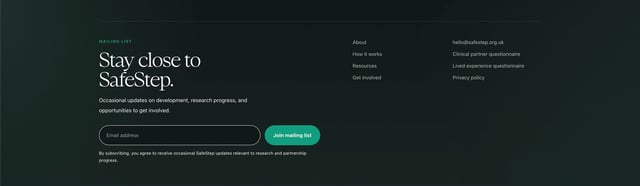 SafeStep Newsletter Preview