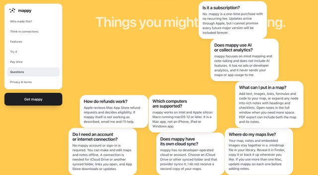 FAQ Grid section