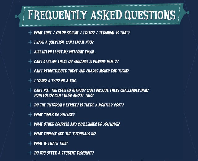 Advent of JS FAQ Accordion Preview