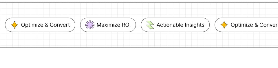 Marquee section on Peek Insights section design
