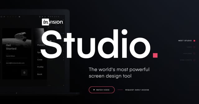 InVision Studio Screenshots Preview