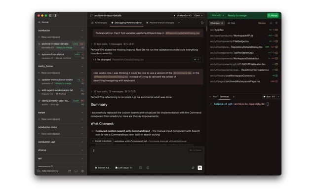 Conductor Screenshots Preview