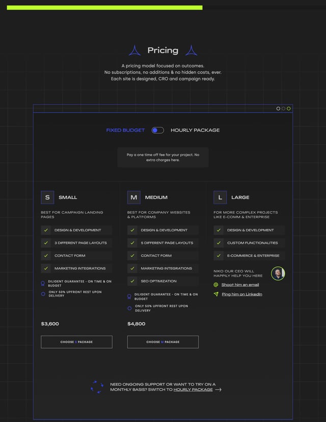 Diligent flow Pricing Slider Preview