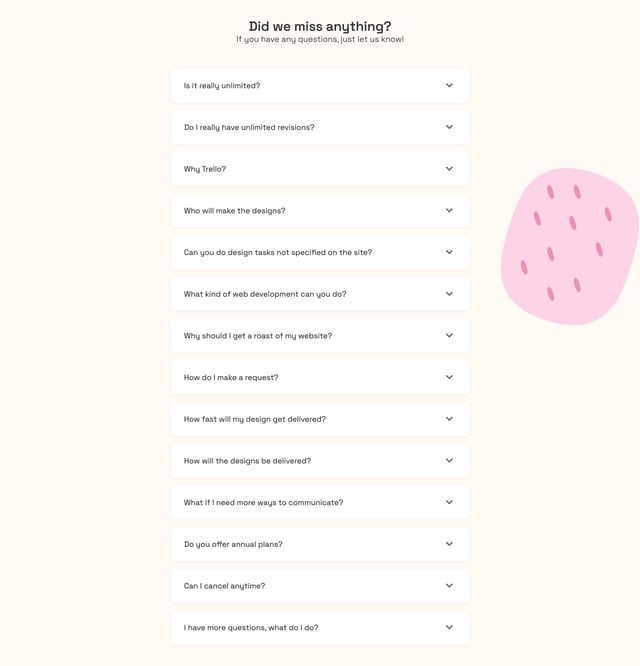 Edi & P FAQ Accordion Preview