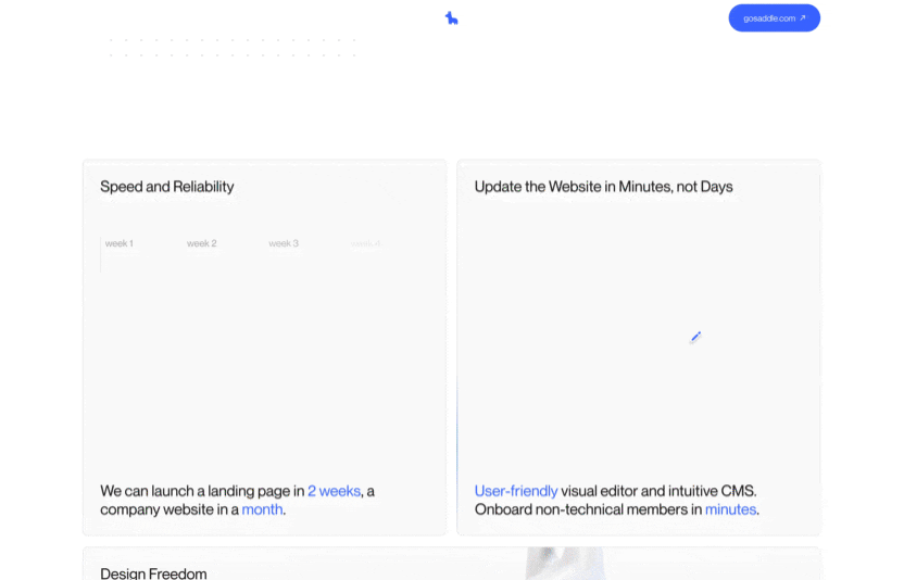 Saddle – Why Webflow