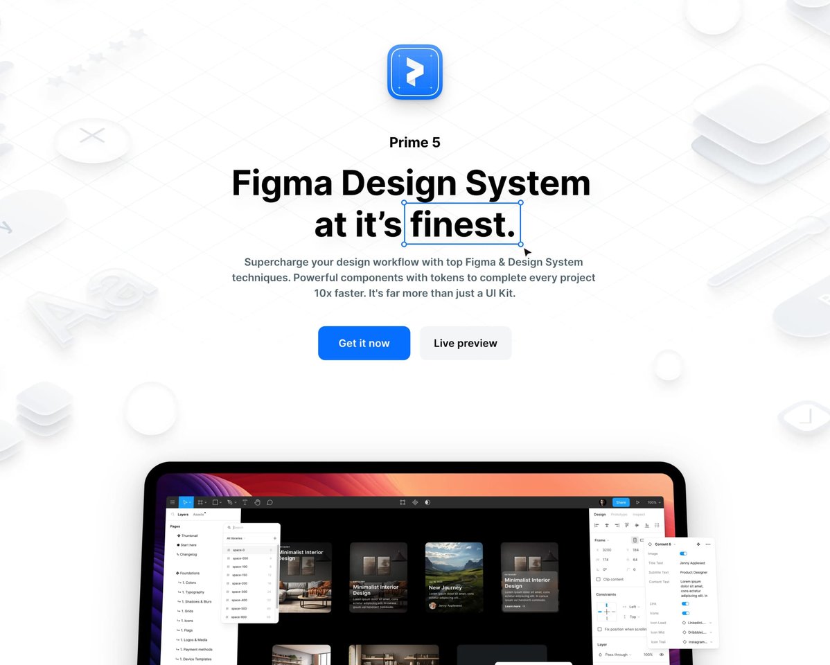 Prime Design System Kit