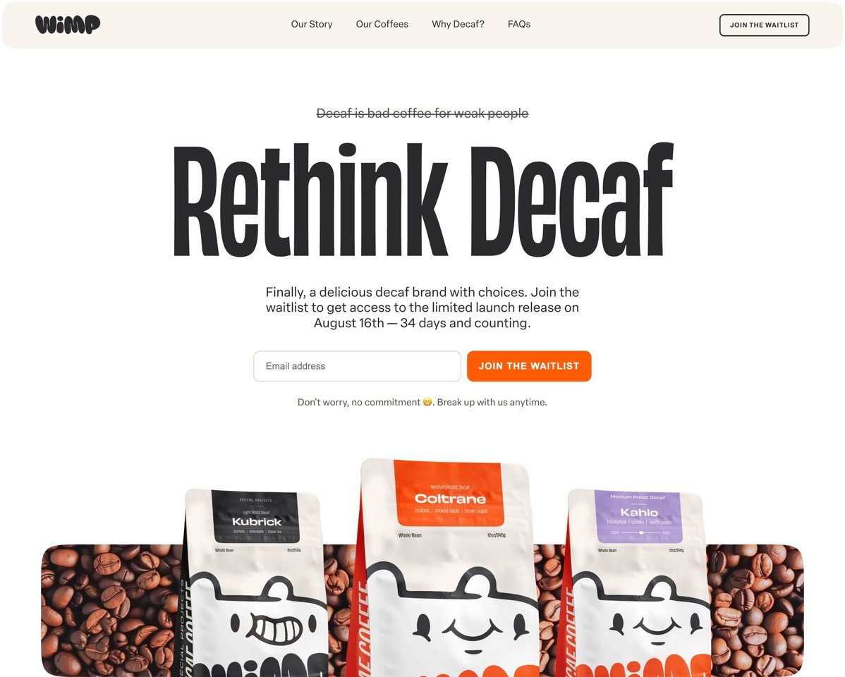 Wimp Decaf Coffee Co