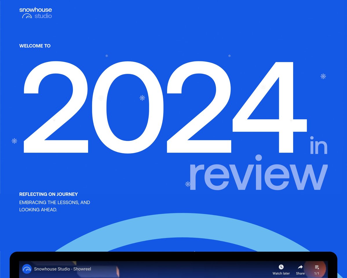 Snowhouse Studio 2024 Year in Review