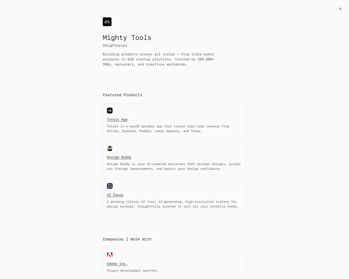 Mighty Tools