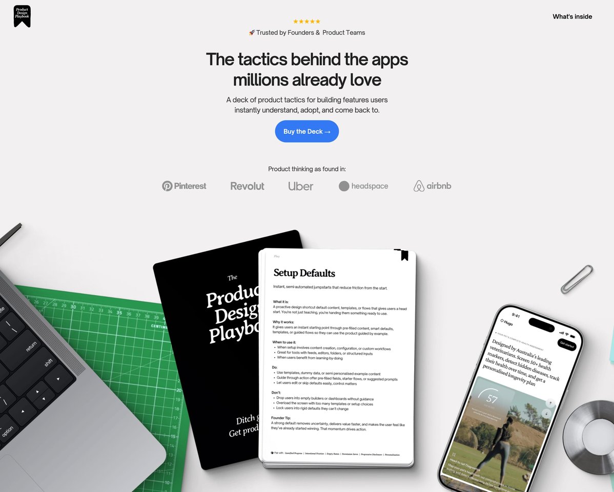 Product Design Playbook – Deck