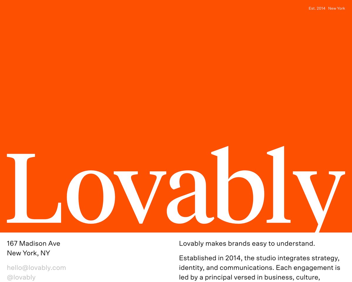 Lovably