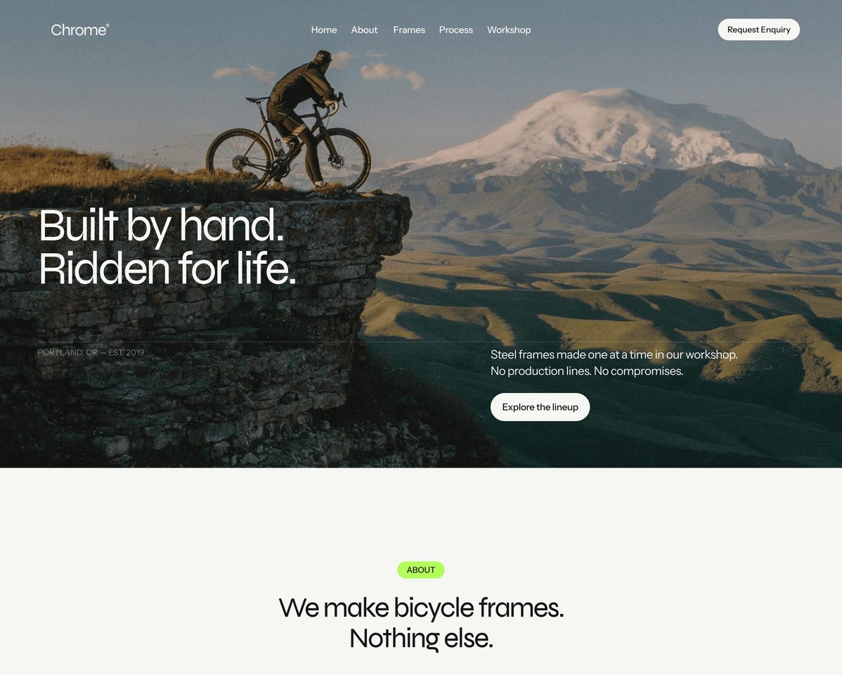 Chrome Bicycle