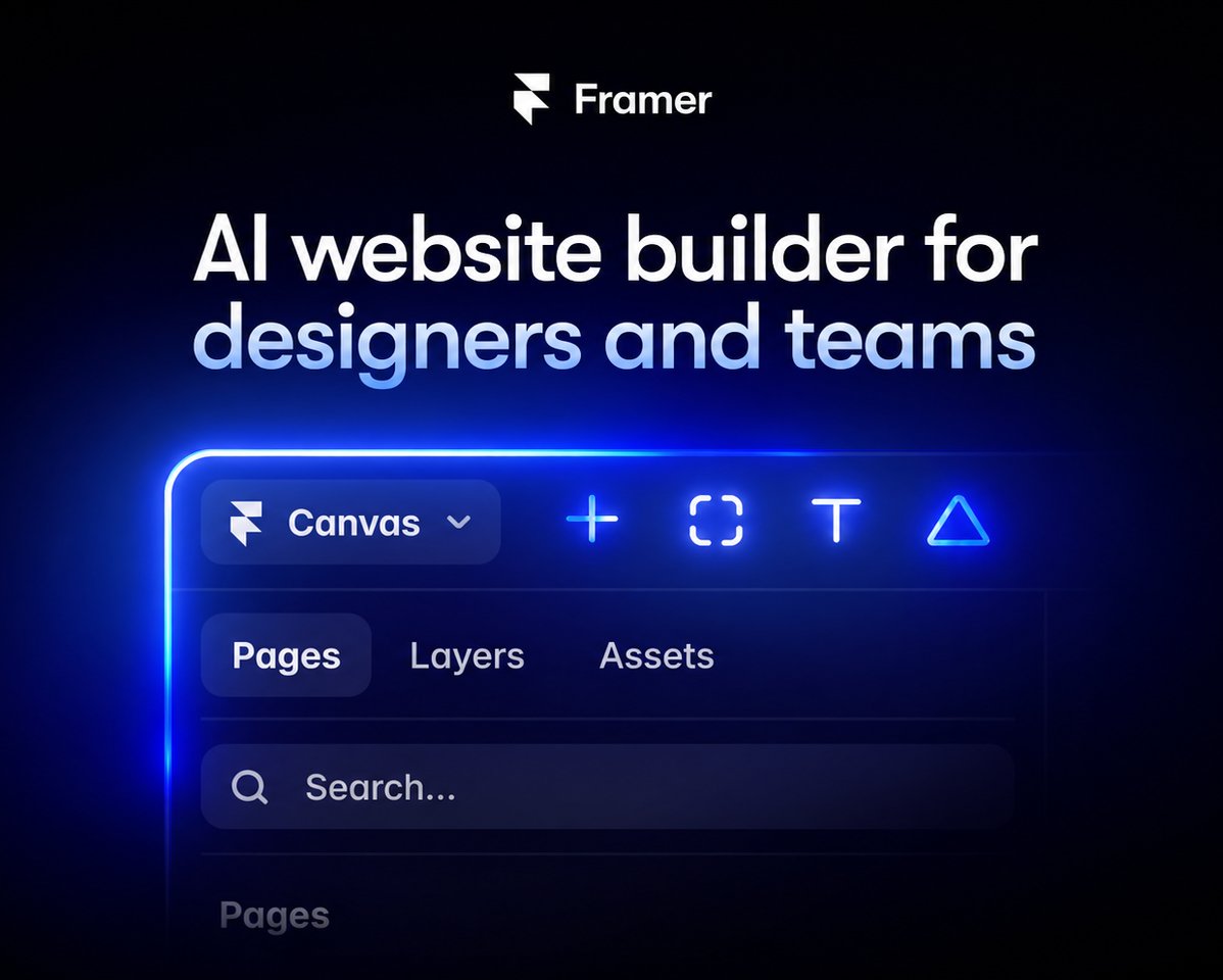Build and ship ideas faster, with Framer