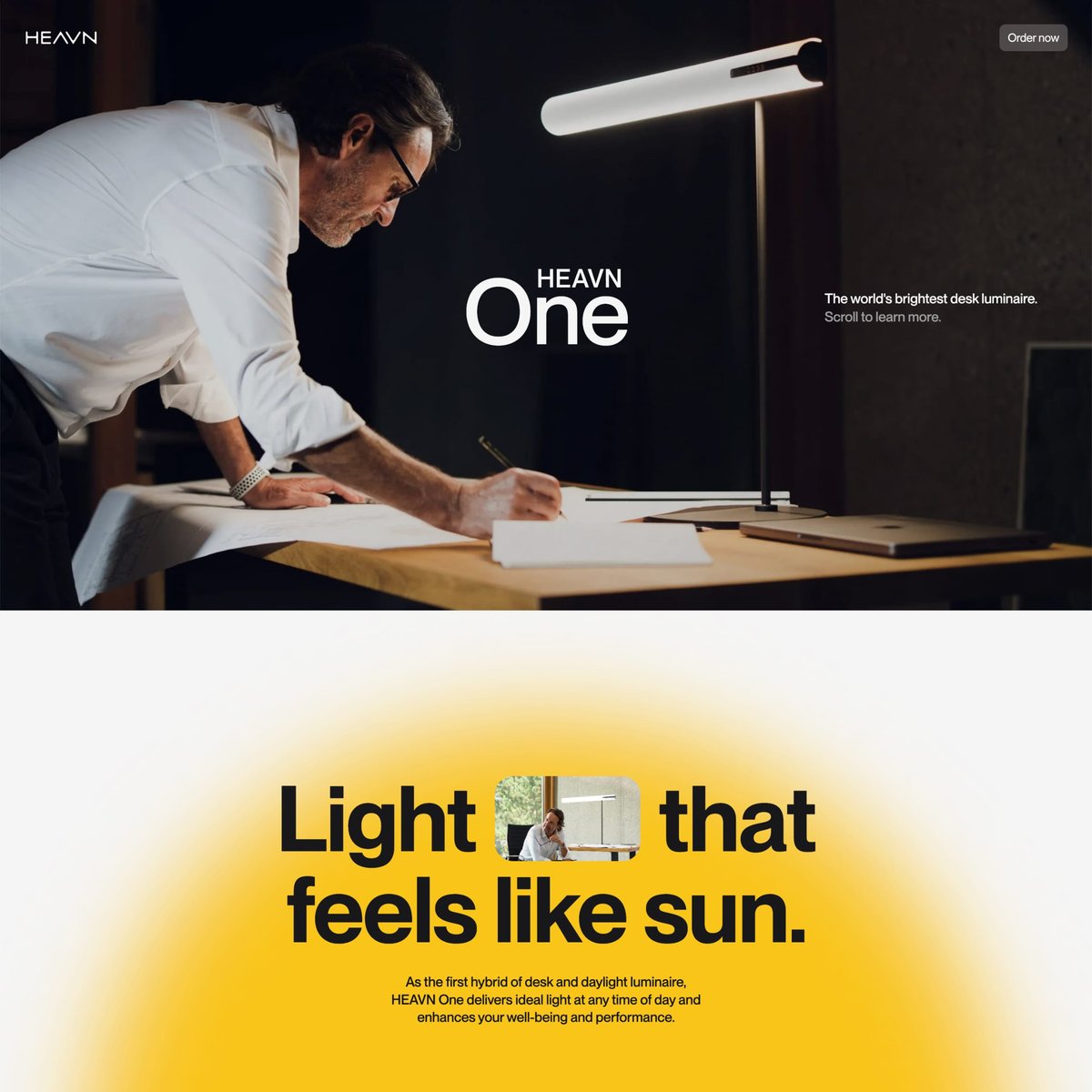 Website Inspiration: HEAVN One