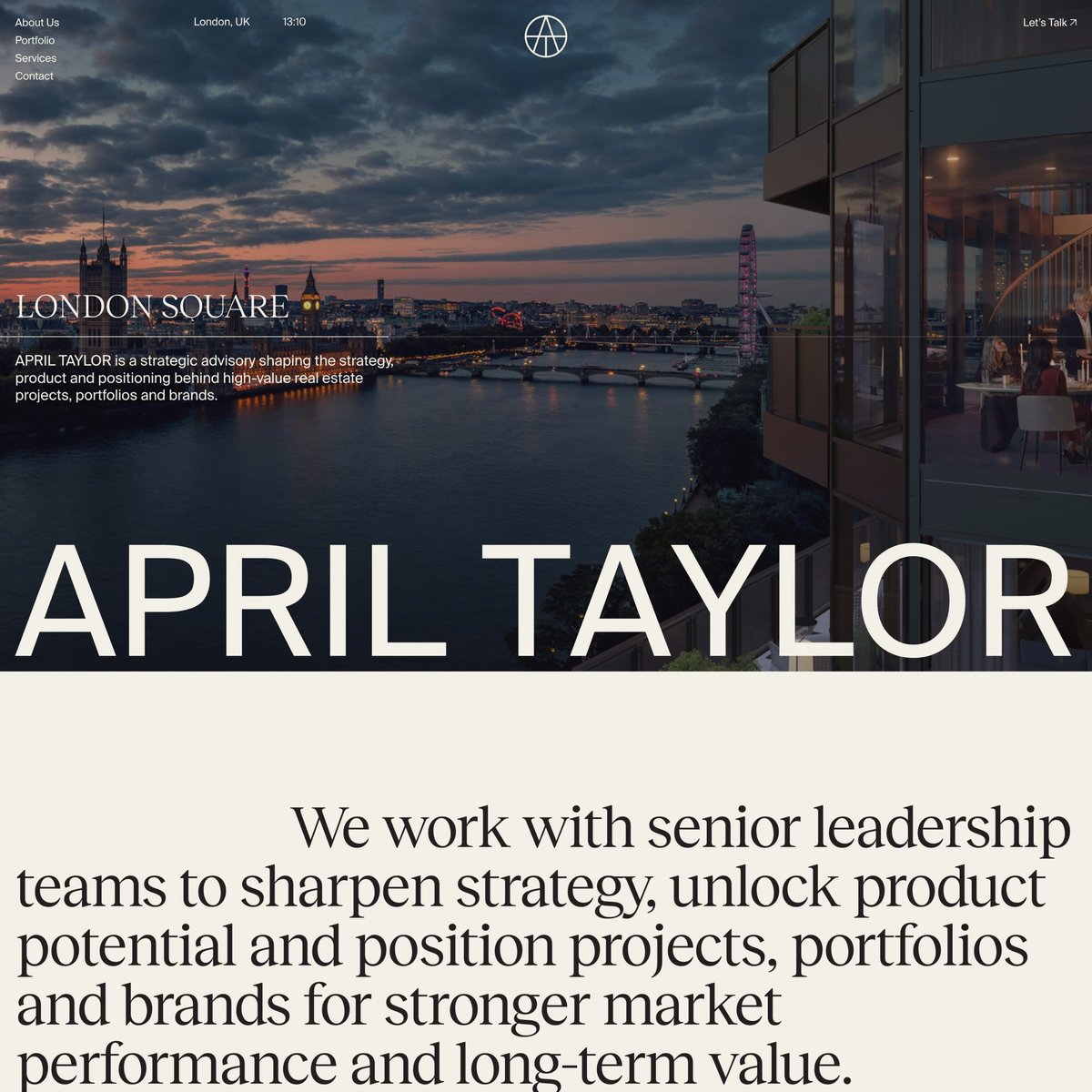 Website Inspiration: April Taylor