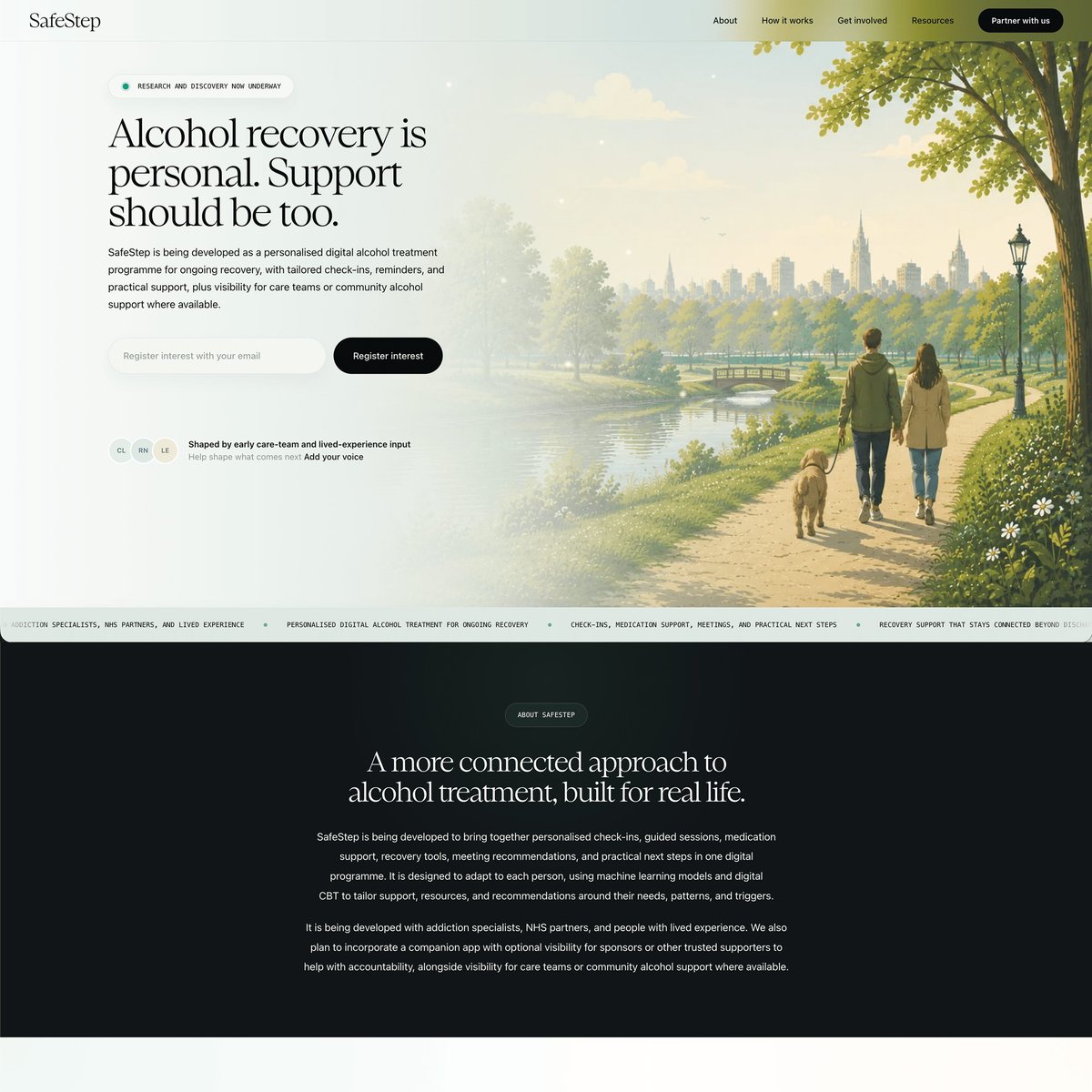Website Inspiration: SafeStep