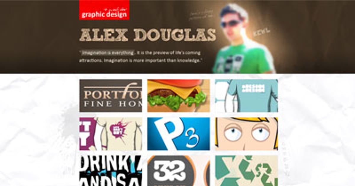 Alex Douglas — One Page Website Award