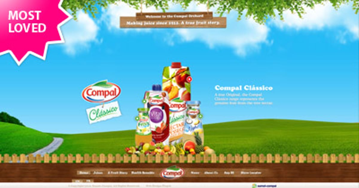 Compail Compal — One Page Website Award
