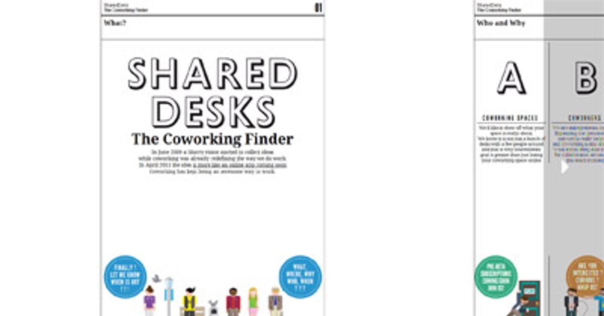 SharedDesks — One Page Website Award