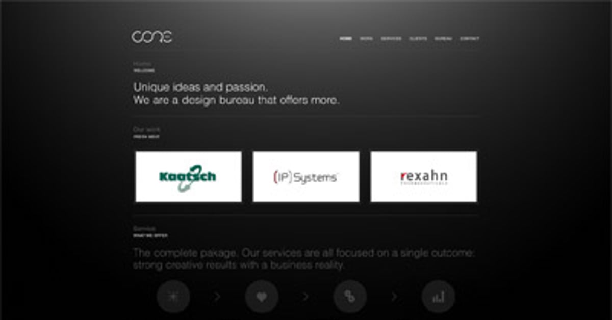 Core — One Page Website Award
