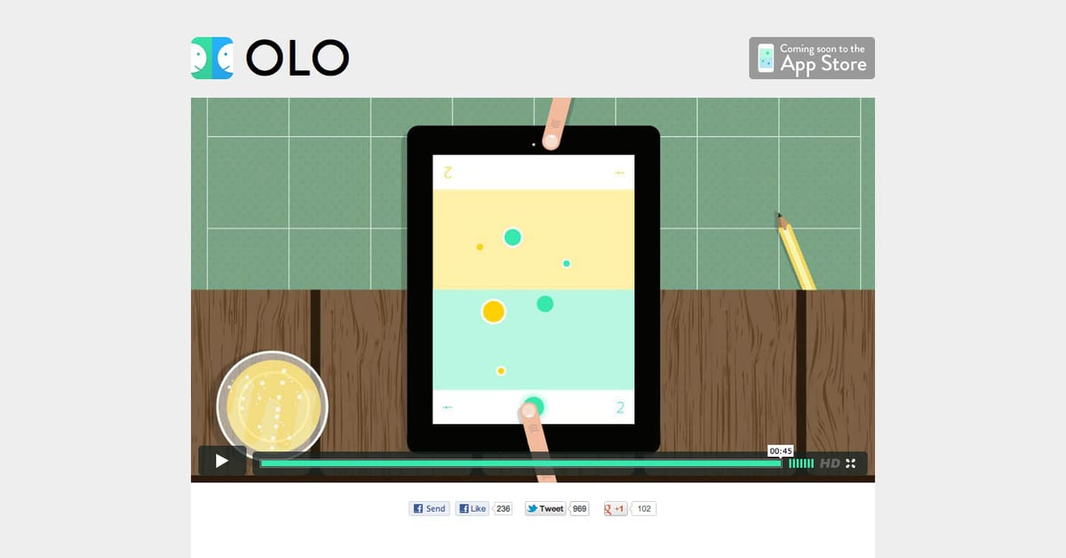 One Lo OLO — One Page Website Award