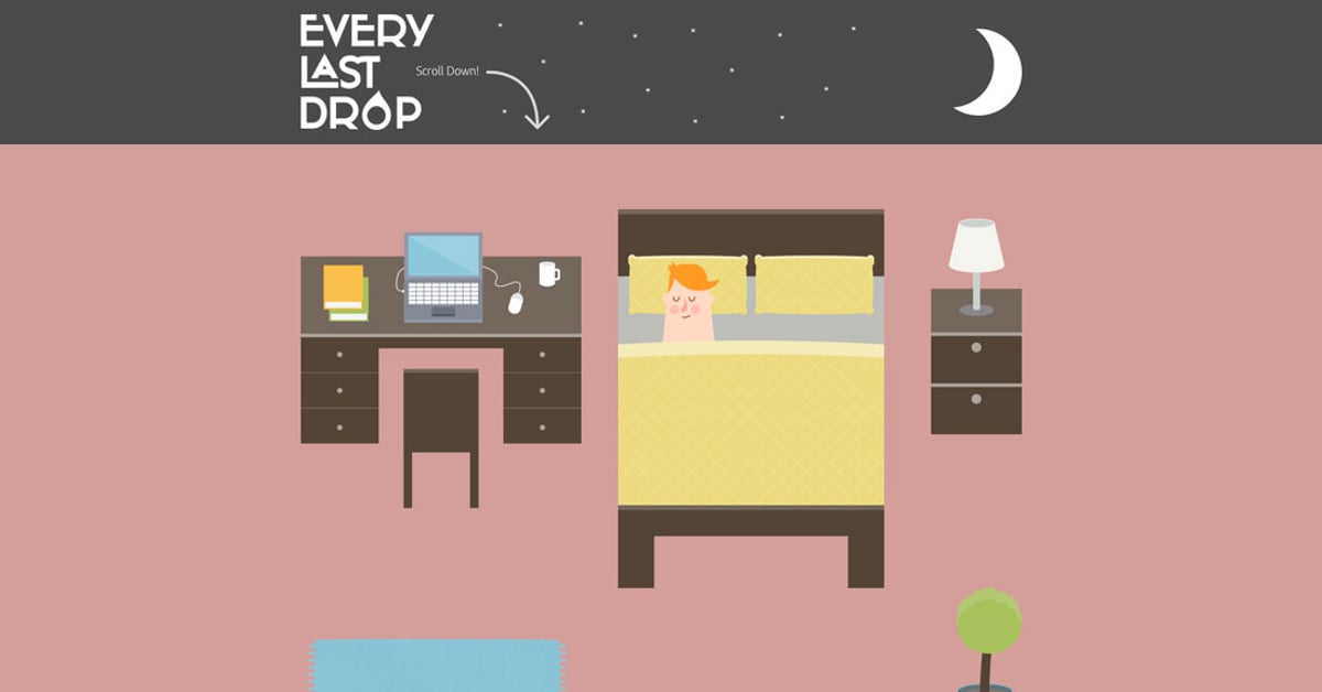 Every Last Drop — One Page Website Award