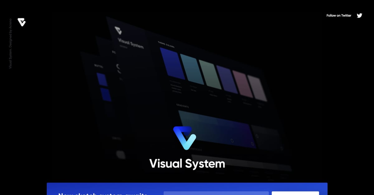 Visual System — One Page Website Award