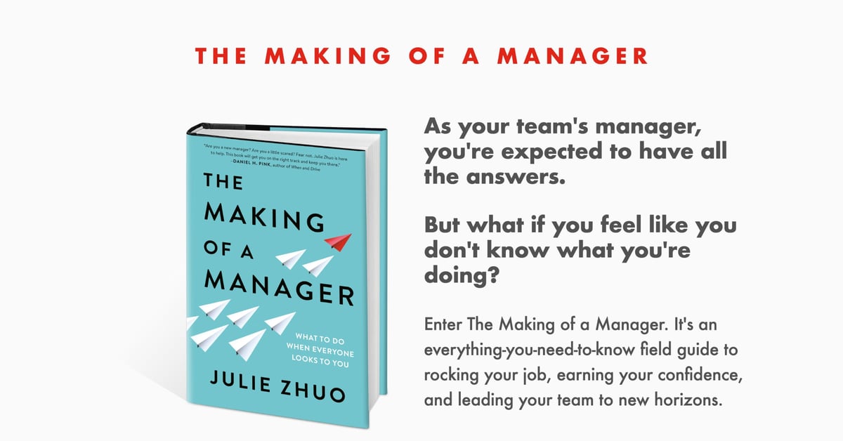 Making Manager Book Cover The Making of a Manager Book — One Page Website Award