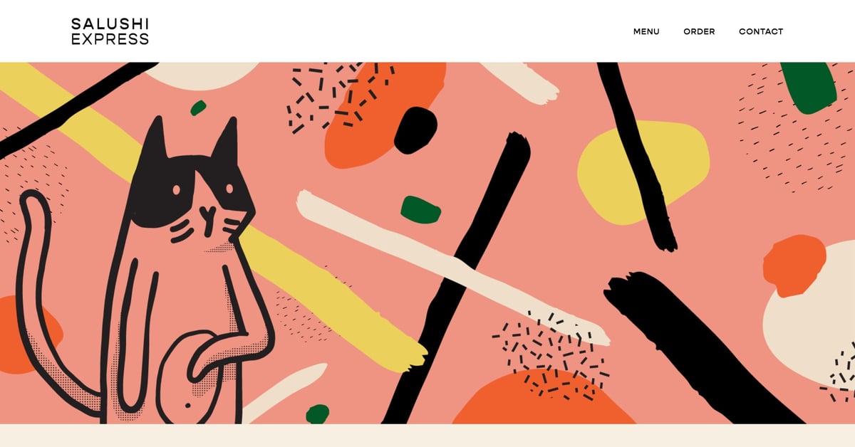 Website Inspiration: Salushi Express